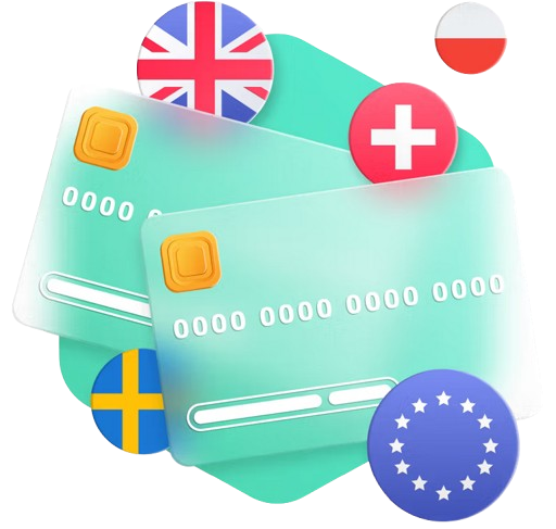 a couple of credit cards with the numbers 0000 on them